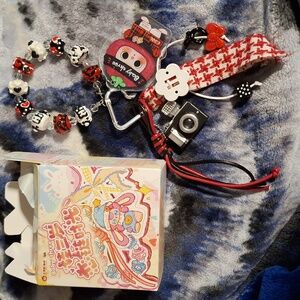 Baby Three Love Chain Time Keychain